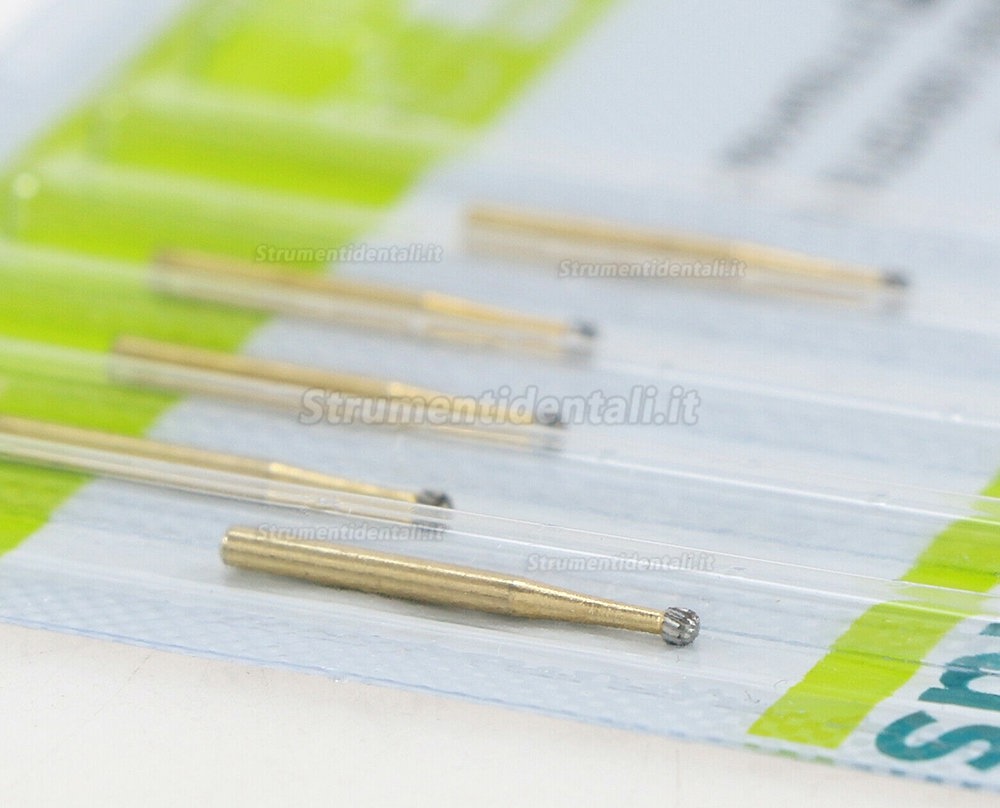 10Pcs WAVE Dental TF 7004 High Speed Drill Trimming Finishing Carbide Round Bur